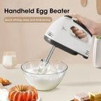 Handheld Electric Egg Beater Home Automatic Multifunctional Mixer for Egg White Cream Dough Kitchen Cooking Essential