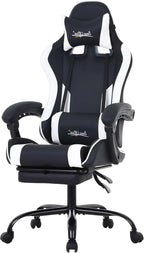 Paylesshere Ergonomic Racing Desk Chair Computer Chair Gaming Chair With Footrest Lumbar Support Headrest Armrest Task Rolling