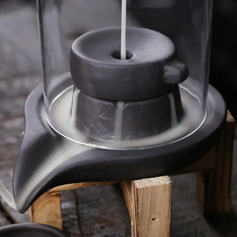 Handmade Ceramic Incense Burner Smoke Waterfall Backflow Incense Burner Living Room Incense Holder Feng Shui Decoration