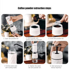 Portable Coffee Machine 3 In1 Hot/Cold Water Manual Espresso Maker For Capsule & Ground Hand Press Brewer hiking Travel