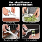 Stainless Steel Kitchen Scissors for Cutting Chicken Bones Meat Fish Scissors Professional Scissors Kitchen Accessories