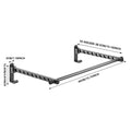 Wall Mounted Wall-Mounted Clothes Hanger New Closet Durable Couple Stainless steel Folding Retractable Hook Home