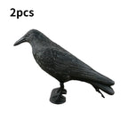 Crow Hunting Decoys Garden Bird Practical Deter Scarer Scarecrow Mice Pest Control Deterrent Repeller Decor For Bird Control