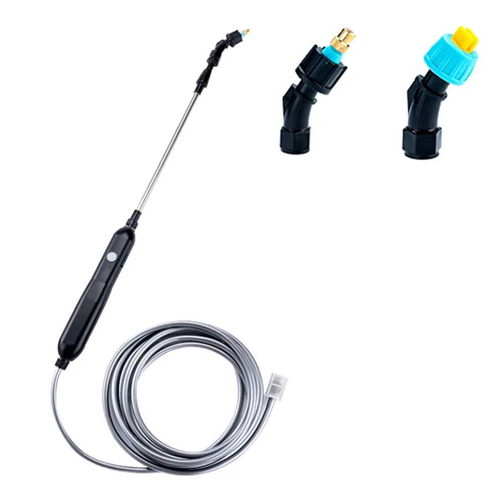 USB Rechargeable Portable Electric Sprayer with 2/4 Mist Nozzles Electric Garden Sprayer with Telescopic Handle Irrigation Tool