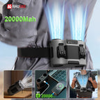 Portable Waist Clip Fan 20000mAh