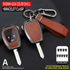 Zinc Alloy +Tpu Car Key Case For Jeep Wrangler Compass Patriot Liberty Chrysler 300 PT Dodge JCUV Caliber Nitro Accessories