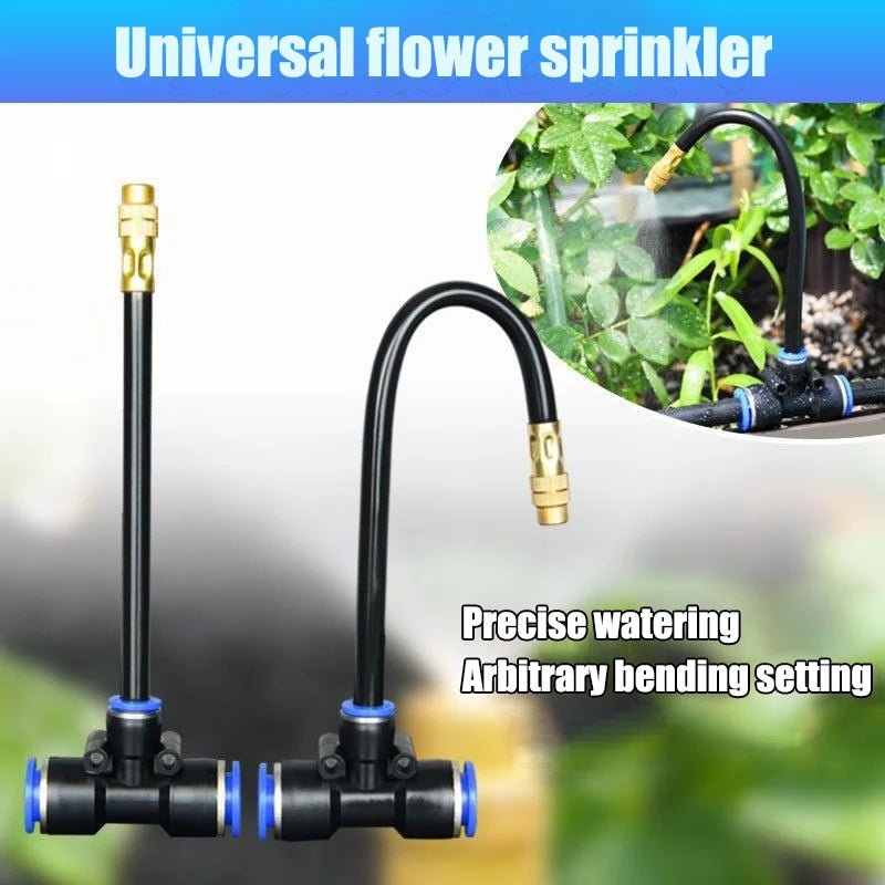 DIY 5-30M Free Bending Universal Spray Kit for Backyard Cooling Humidification Sprayer Garden Flowers Plant Watering Irrigation