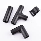 2-30Pcs ID 16mm PVC Pipe Fittings Straight Elbow Tee Garden Water Connector Tent Wardrobe Fixed Fittings Plants Support Joint
