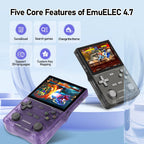 KINHANK Open Source K36 Handheld Game Console 16000 Games Emulator for PS1/PSP/DC/N64/SS 500nit 3.5 Inch IPS Screen