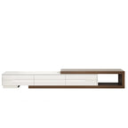 82-110'' Extendable Wood TV Stand