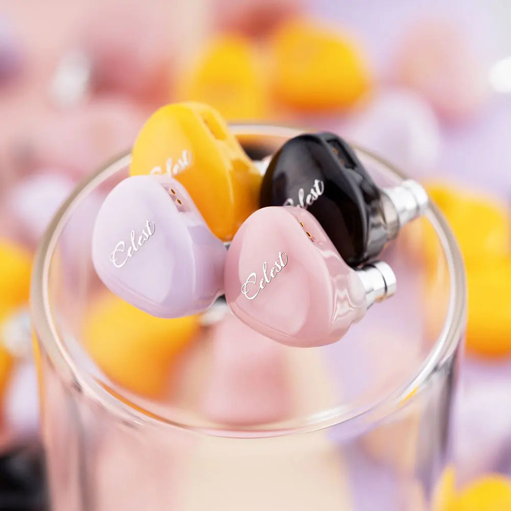 Celest Rue In Ear Earphones 6mm Micro Dynamic Driver Headphone For Gifts Earbuds Hifi Audio Music Headset Cable IEMs