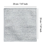 10-100pcs Steel Wire Rags Cloth Home Kitchen Pot Pan Dishwashing Double-sided Dishcloth Cleaning Cloths Scrubber Towel Wholesale