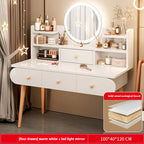 Dressing Table, Bedroom,Simple Modern Small Apartment, Bedside Storage Cabinet,Integrated Makeup Table, Nail Salon Makeup Table