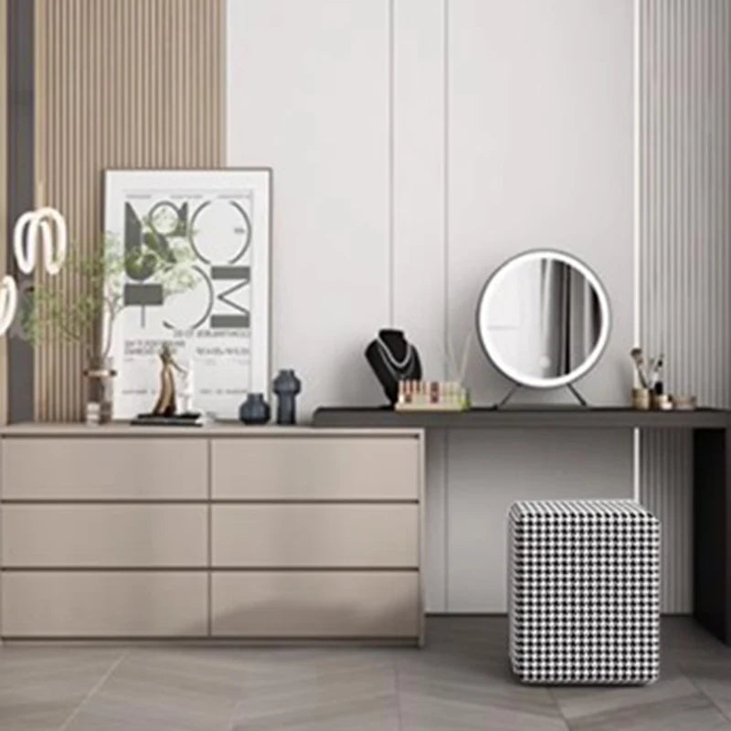 Modern Drawers Vanity Table Makeup Chair Desk Bedroom Big Dressing Table White Small Cabinet Mesa De Maquillaje Home Furniture