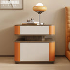 Minimalist Modern Aesthetic Bedside Table With Drawers Design Storage Nightstand Space Saving Mesa De Noche Bedroom Furniture