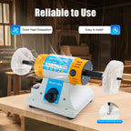 Adjustable Speed Polishing Machine,320W 50Hz Tabletop Sanding and Polishing Machine， DIY Tool for Grinding and Polishing