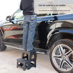 Household Foldable Stool Two or Two Steps Household Plastic Climbing Steps High and Low Pedal  High and Low Ladder Stool