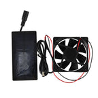 Small Solar Exhaust Fan Mini Cooling Fan Solar Powered Fan Wit Outdoor
