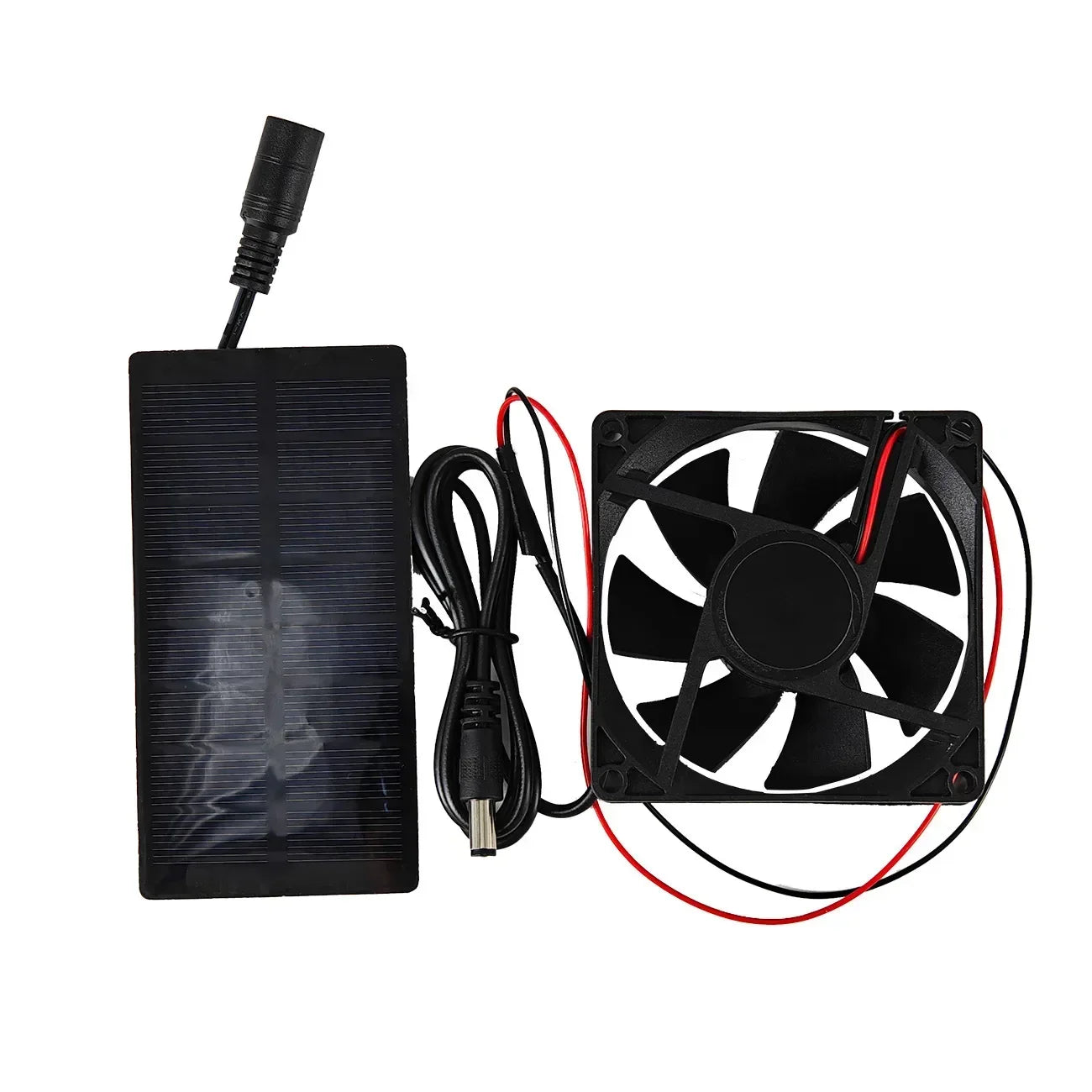 Small Solar Exhaust Fan Mini Cooling Fan Solar Powered Fan Wit Outdoor