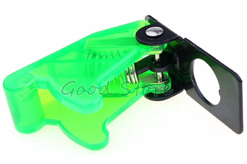 1PCS Auto Car Boat Truck Illuminated Led Toggle Switch's Safety Aircraft Flip Up Cover Guard Red Blue Green Yellow White