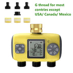 Insoma 3-Outlet Automatic Water Timer Garden Irrigation Watering System Independent Control Sprinkler Programmer Tools