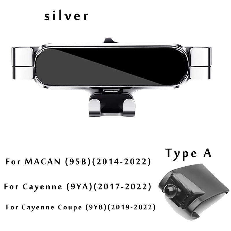 Car Phone Mount Holder For Porsche 718 Boxster Spyder 982 Panamera 971 Macan 95b Cayenne 92A Coupe 9YB Interior Accessories
