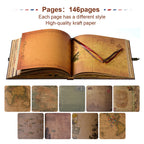 Our Adventure Book 146 Page DIY Handmade Photo Album Scrapbook Retro Kraft Album Anniversary Wedding Memory Mother's Day Gift