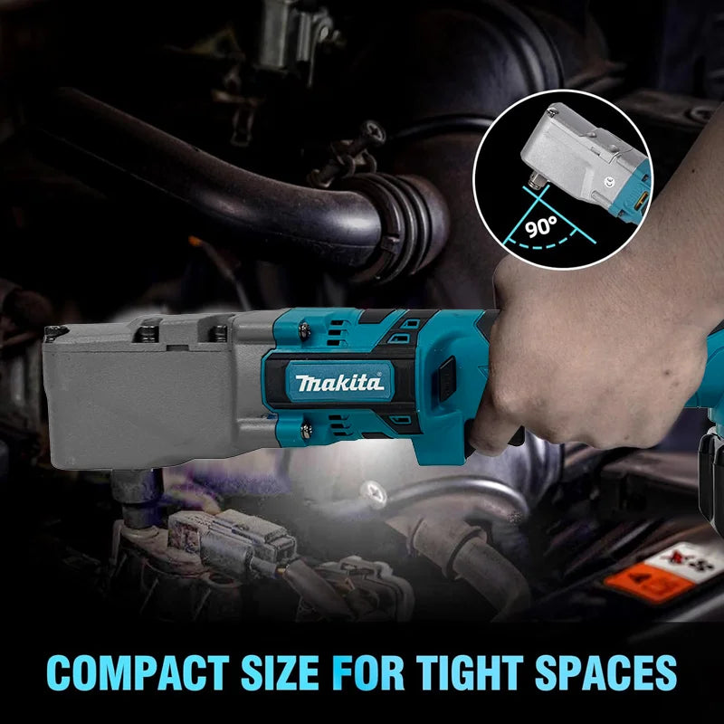 Makita 4800RPM Right Angle Wrench Cordless Electric Impact Wrench 90 Degree Ratchet Wrench For Makita 18v Battery