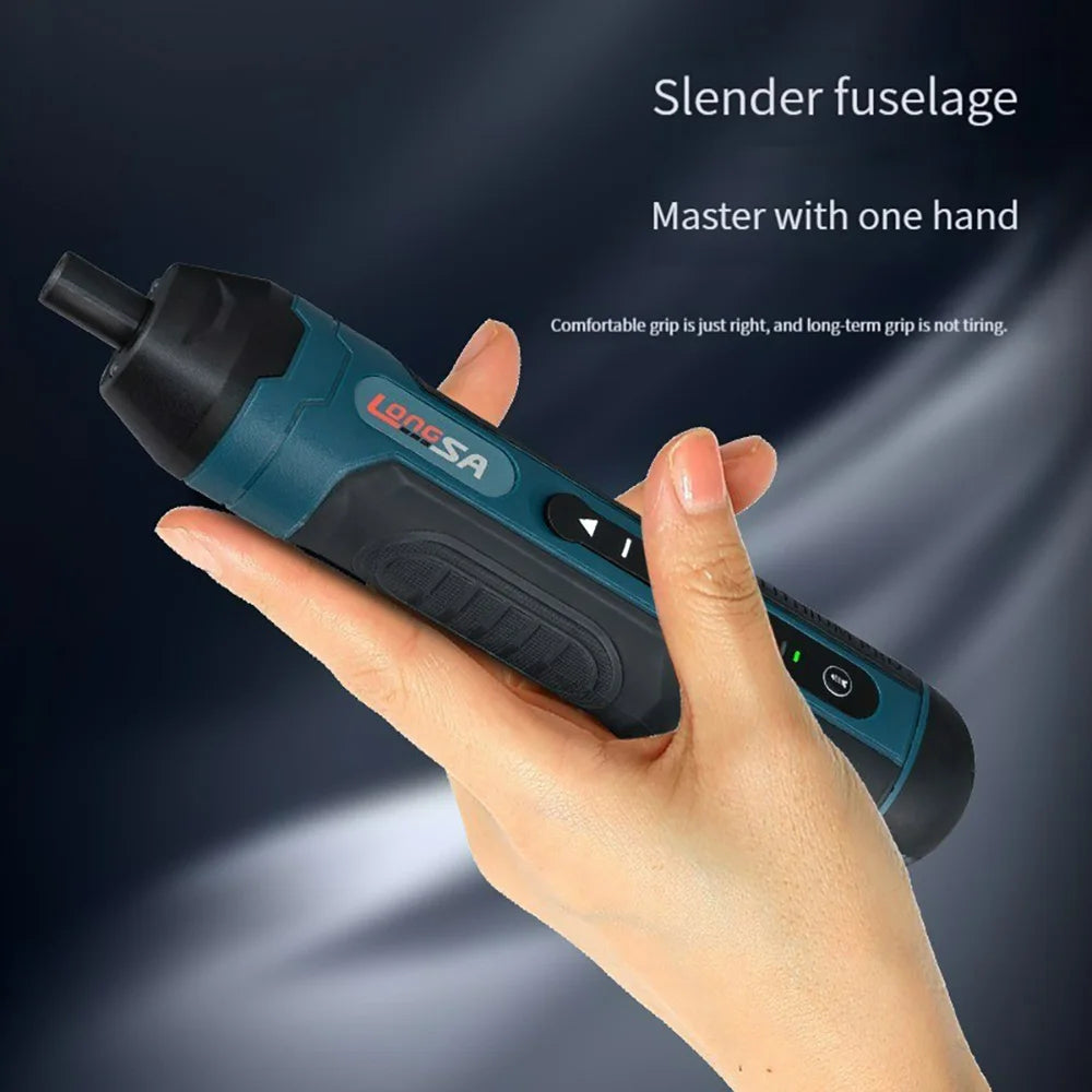 Cordless Electric Screwdriver Rechargeable 1300mah Lithium Battery Mini Drill 3.6V Power Tools Set Household Maintenance Repair