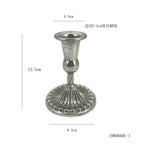 Single Headed Metal Candlestick Romantic Wedding Decorations Iron Art Candle Holders Living Room Candlelight Dinner Decoration