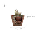 Dropshipping Garden Pot for Succulents Cactus, Creative Farmhouse Planter, Resin Flower Pots Fairy Garden Ornaments Home Decor