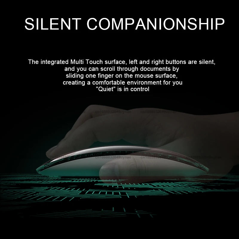 Ultra-thin Wireless Touch Mouse - Bluetooth 5.0 Multi-Touch for Mac, iPad, PC Laptop | AlluCanFind