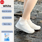 New Thickened Silicone Shoe Covers WaterProof Rubber Rain Boot Covers Reusable Non-slip Rain Shoes Outdoor Rain Gear Accessories