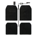 2025 latest illuminated car floor MATS, General Starry Sky car floor MATS, Fiber Starlight car carpet 4-piece set interior modif