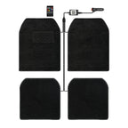 2025 latest illuminated car floor MATS, General Starry Sky car floor MATS, Fiber Starlight car carpet 4-piece set interior modif