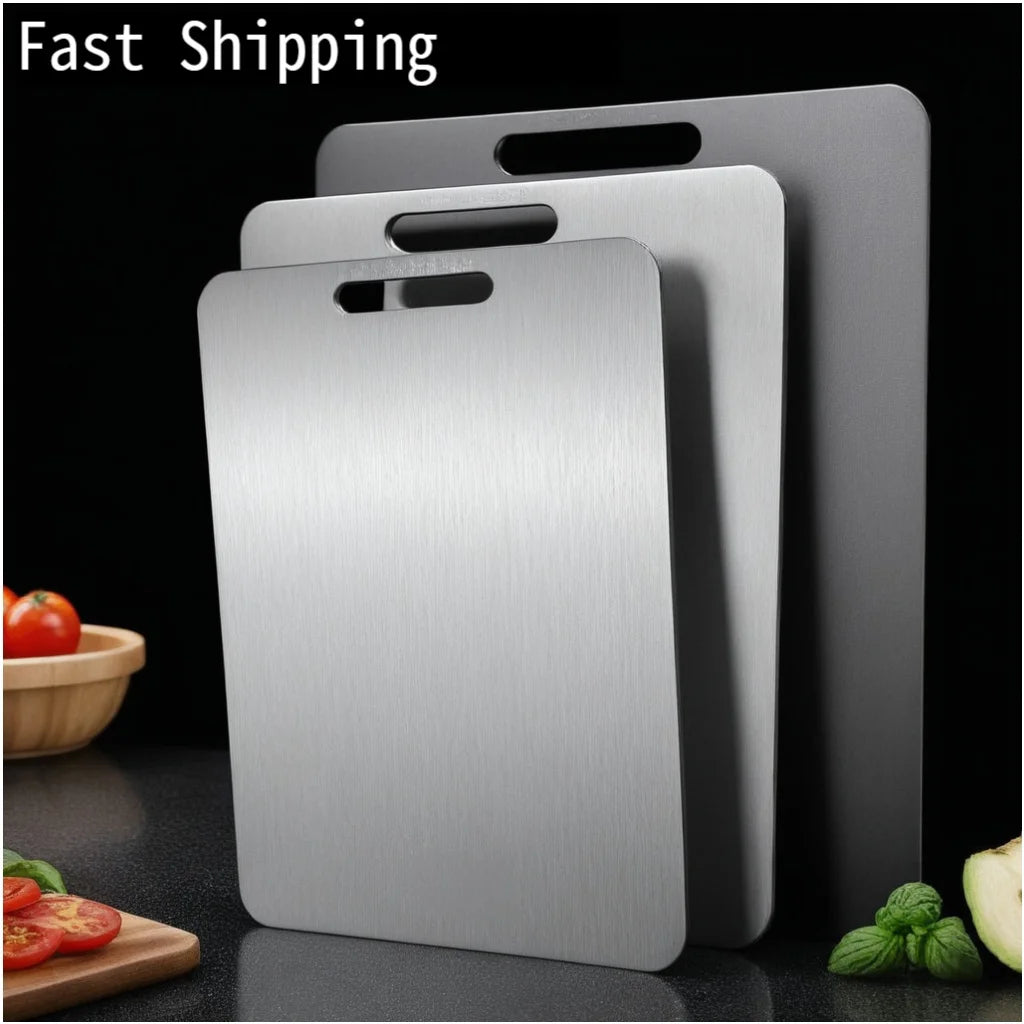 Stainless Steel Cutting Board without Holder 304 Stainless Steel Dishwasher Safe Chopping Boards