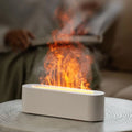 Newest RGB Flame Aroma Diffuser Humidifier USB Desktop Simulation Ligh