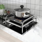 Kitchen Stainless Steel Induction Cooker Rack Floor Mounted Multifunctional Shelf Gas Stove Support Kitchen Accessories.