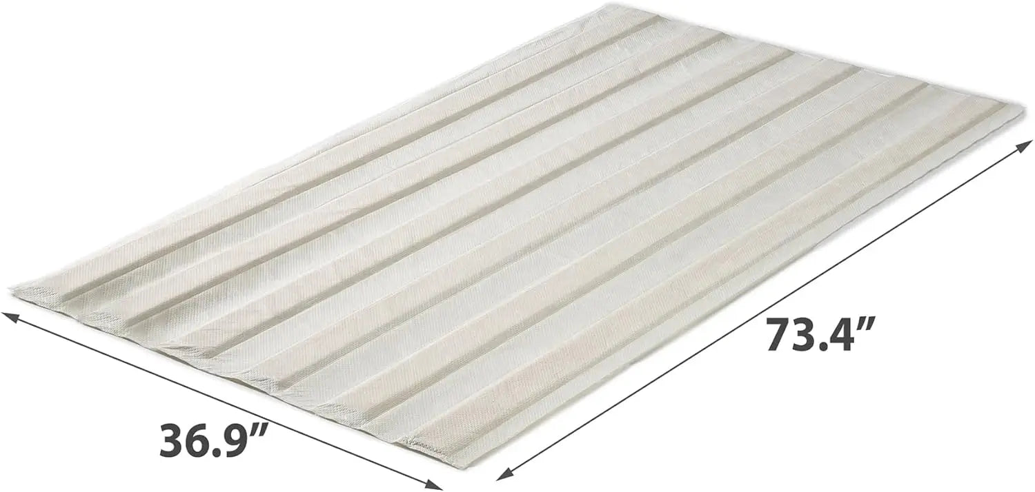 Compack Fabric Covered Wood Slats, Bunkie Board, Box Spring Replacement, Twin