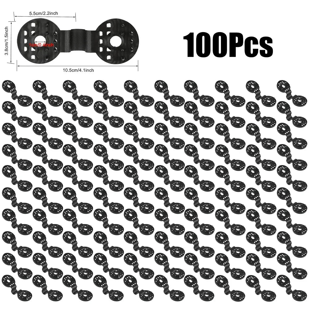 30-300pcs Shade Cloth Clips Heavy Duty Lock Grip Greenhouse Film Clip Hang Expand Instant Grommet Sunshade Net Fix Clips Tool