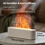 Newest RGB Flame Aroma Diffuser Humidifier USB Desktop Simulation Ligh