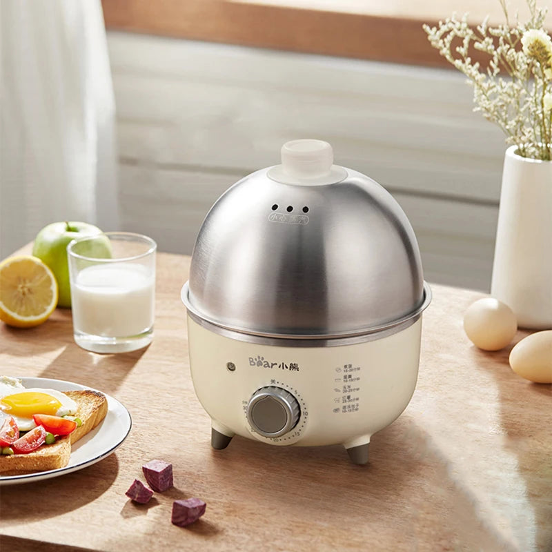 360W Electric Egg Boiler Breakfast Machine Multicooker Steamer Automatic Egg Cookers Home Egg Custard Steaming Cooker with Timer