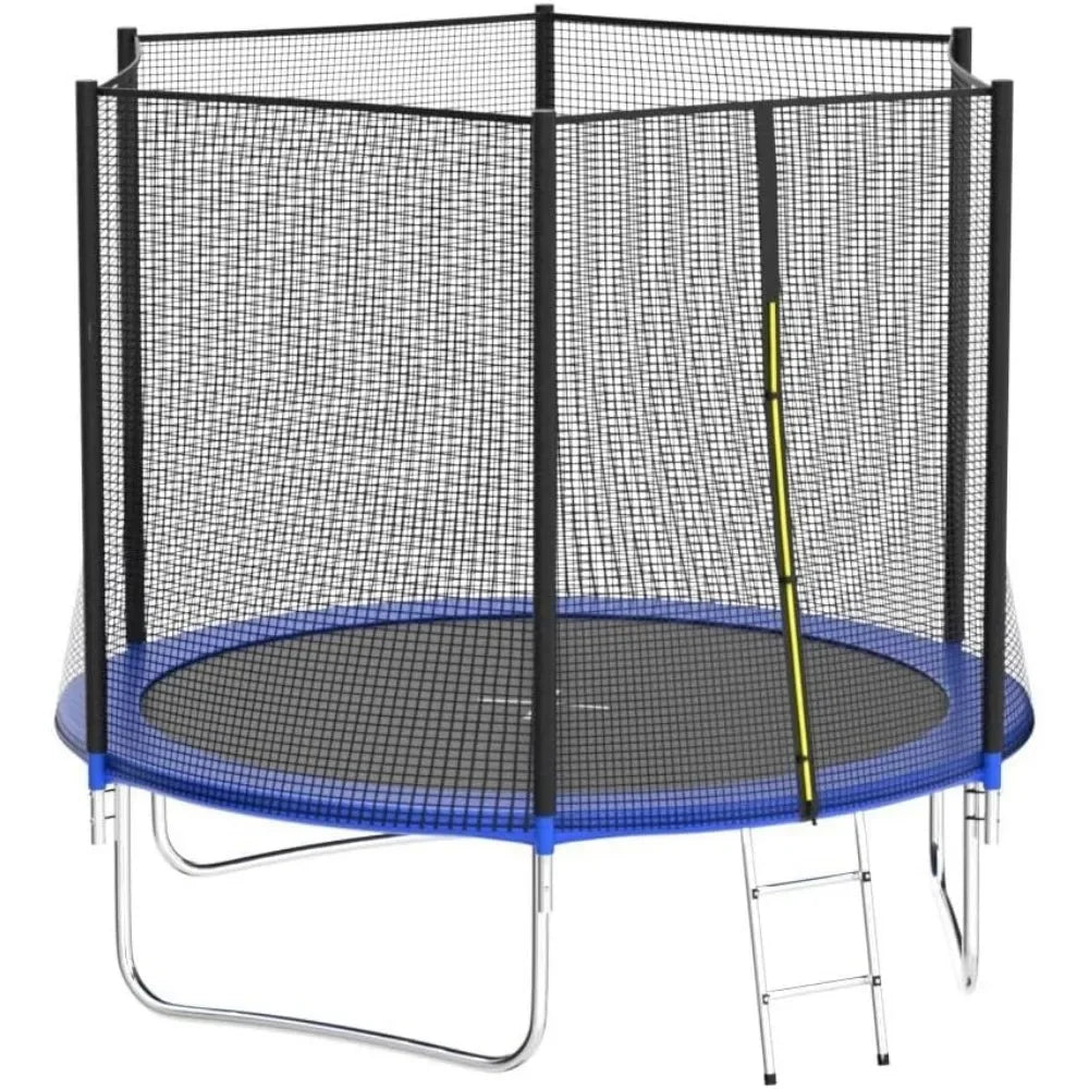 Outdoor Trampoline w/ Safety Net & Basketball Hoop - Heavy Duty Jumping | AlluCanFind