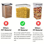 Kitchen 7pcs/set  Food Containers Set BPA Free Plastic Airtight Storage Box