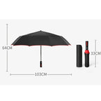 Car Automatic Folding Windproof Sunshade Umbrella For Suzuki S-Cross Swift SX4 Vitara Jimny Grand-Vitara Alto Ciaz Accessories