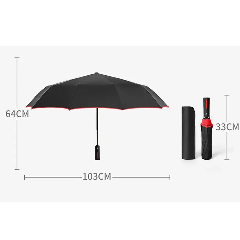 Car Automatic Folding Windproof Sunshade Umbrella For Suzuki S-Cross Swift SX4 Vitara Jimny Grand-Vitara Alto Ciaz Accessories