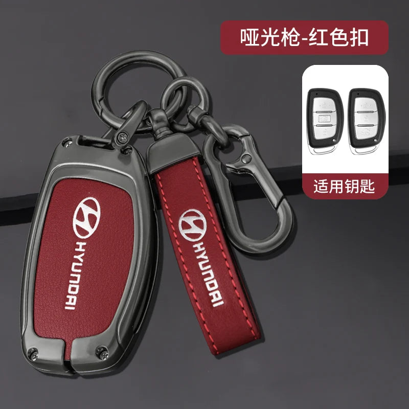 For Hyundai ix35 i40 i20 i10 Tucson Elantra Creta Sonata Ioniq Accent Creata Car Remote Key Case Fob Cover Keychains Accessories