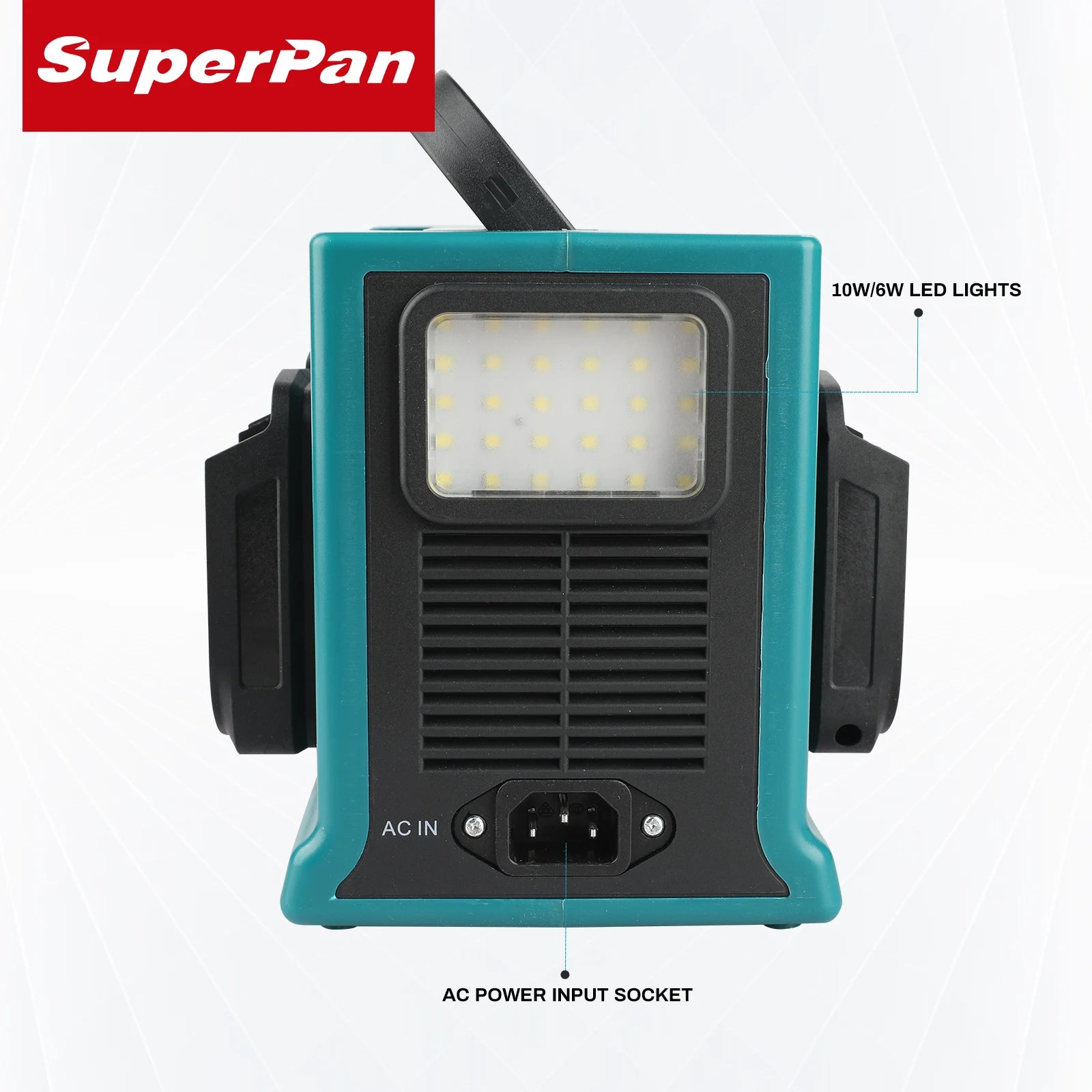 Power Inverter,120V/220V Portable Generator with USB, 280 Lm C-type LED Camping Light