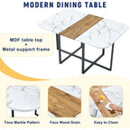 Kitchen & Dining Table Set with Cushioned Chairs