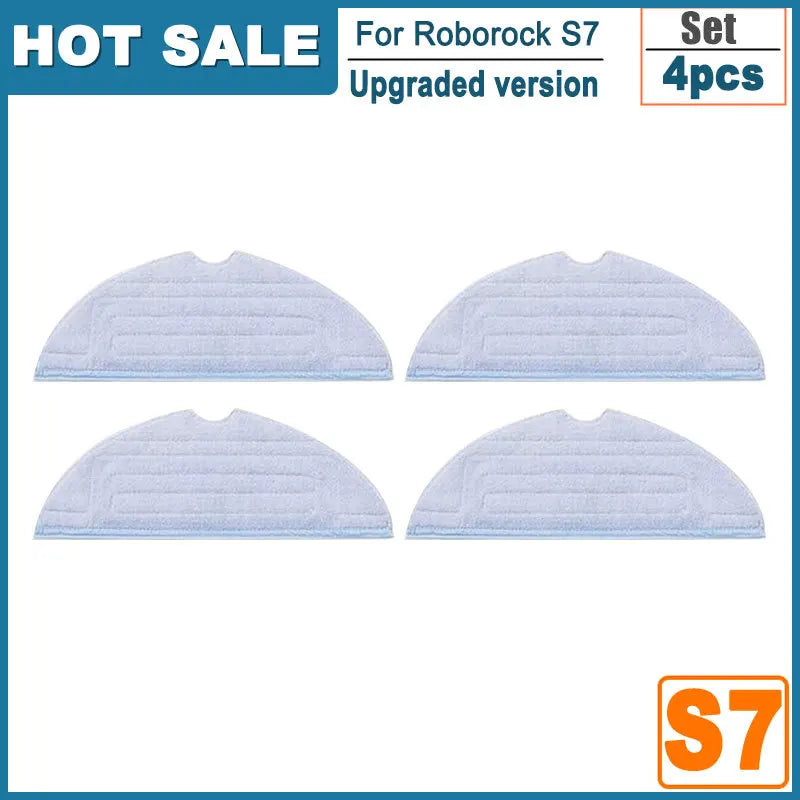 Filter Mop Cloth For Xiaomi Roborock S7 Max S70 T7S Plus Robot Vacuum Cleaner Accessories Main Side Brush Spare Parts